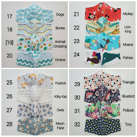 Handmade Fabric Face Mask - Picture 3 of 6